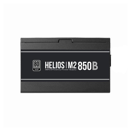 مزود طاقة GAMDIAS HELIOS M2 850B, قدرة 850 واط, شهادة كفاءة 80 Plus Silver, دعم معيار ATX 3.1, تصميم كابلات غير قابلة للفصل Non-Modular - أسود مزود طاقة GAMDIAS HELIOS M2 850B, قدرة 850 واط, شهادة كفاءة 80 Plus Silver, دعم معيار ATX 3.1, تصميم كابلات غير قابلة للفصل Non-Modular - أسود